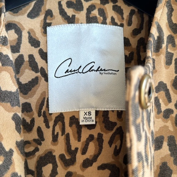 New CAbi Leopard jacket topper XS 0 2 - Picture 4 of 6
